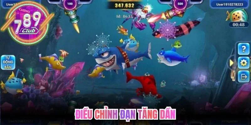 Điều chỉnh đạn tăng dần